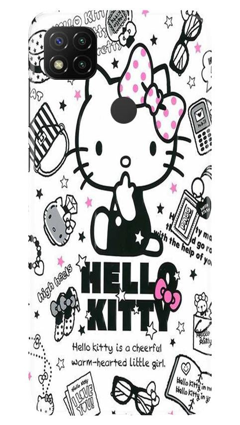 Hello Kitty Mobile Back Case for Xiaomi Redmi 9c (Design - 361)