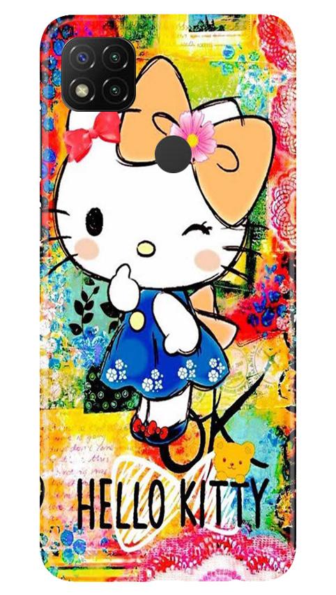 Hello Kitty Mobile Back Case for Xiaomi Redmi 9c (Design - 362)