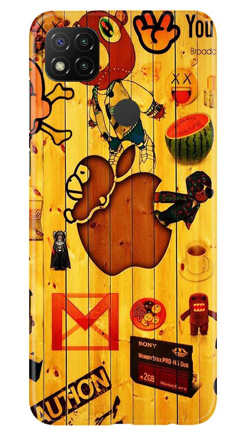 Wooden Texture Mobile Back Case for Xiaomi Redmi 9c (Design - 367)