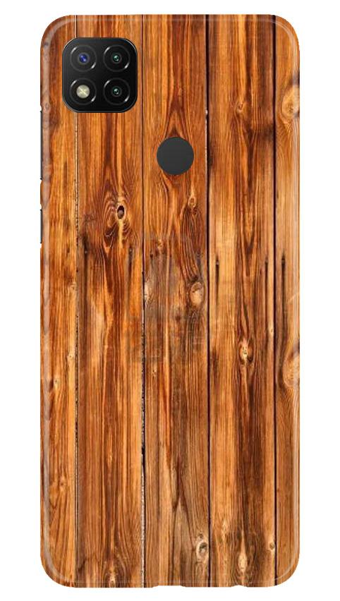 Wooden Texture Mobile Back Case for Xiaomi Redmi 9c (Design - 376)