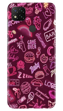Party Theme Mobile Back Case for Xiaomi Redmi 9c (Design - 392)