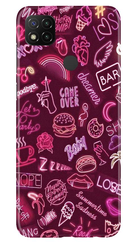 Party Theme Mobile Back Case for Xiaomi Redmi 9c (Design - 392)