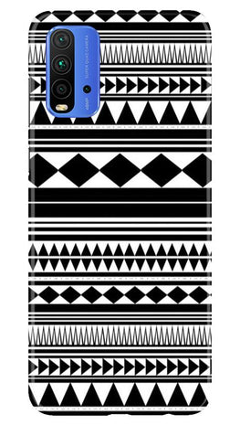 Black white Pattern Case for Redmi 9 Power