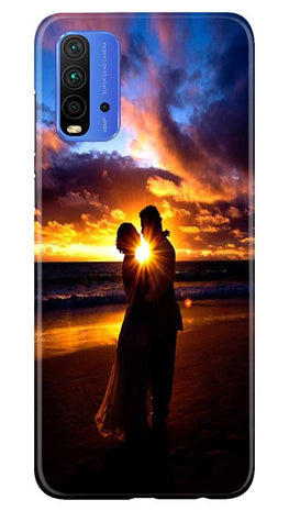 Couple Sea shore Case for Redmi 9 Power