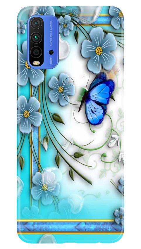 Blue Butterfly Case for Redmi 9 Power