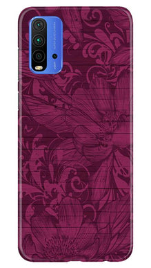 Purple Backround Mobile Back Case for Redmi 9 Power (Design - 22)