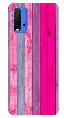 Wooden look Mobile Back Case for Redmi 9 Power (Design - 24)