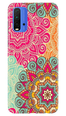 Rangoli art2 Mobile Back Case for Redmi 9 Power (Design - 29)