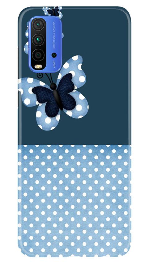 White dots Butterfly Case for Redmi 9 Power