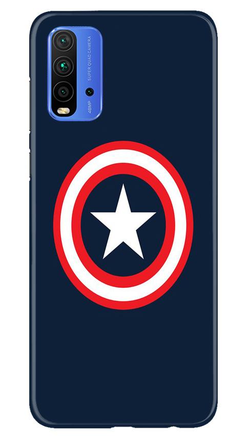 Captain America Case for Redmi 9 Power