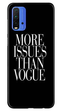 More Issues than Vague Mobile Back Case for Redmi 9 Power (Design - 74)