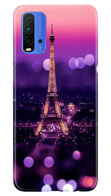 Eiffel Tower Mobile Back Case for Redmi 9 Power (Design - 86)