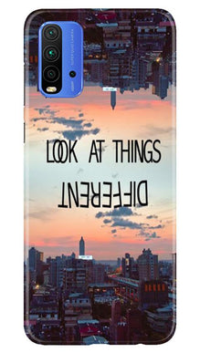 Look at things different Mobile Back Case for Redmi 9 Power (Design - 99)