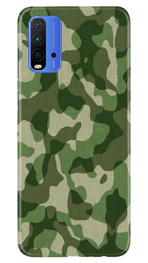 Army Camouflage Case for Redmi 9 Power  (Design - 106)
