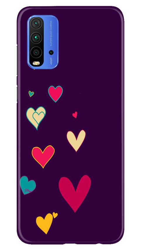 Purple Background Case for Redmi 9 Power  (Design - 107)