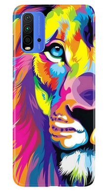 Colorful Lion Mobile Back Case for Redmi 9 Power  (Design - 110)