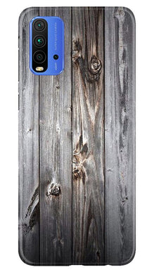 Wooden Look Mobile Back Case for Redmi 9 Power  (Design - 114)