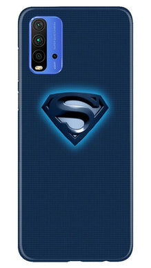 Superman Superhero Mobile Back Case for Redmi 9 Power  (Design - 117)