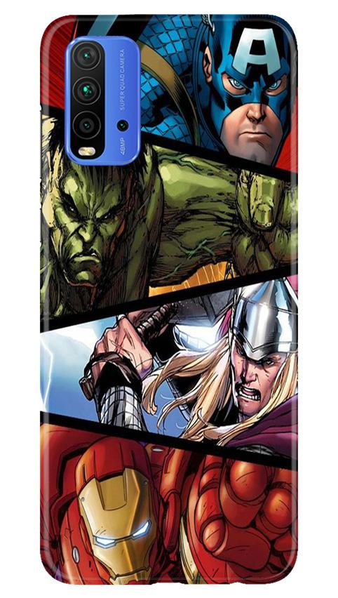 Avengers Superhero Case for Redmi 9 Power(Design - 124)