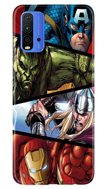 Avengers Superhero Mobile Back Case for Redmi 9 Power  (Design - 124)