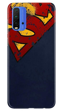 Superman Superhero Mobile Back Case for Redmi 9 Power  (Design - 125)