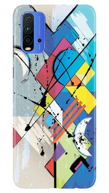 Modern Art Mobile Back Case for Redmi 9 Power (Design - 235)