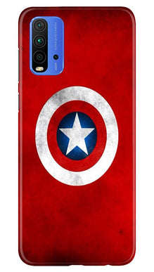 Captain America Mobile Back Case for Redmi 9 Power (Design - 249)
