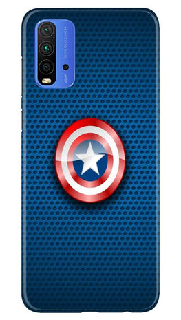 Captain America Shield Case for Redmi 9 Power (Design No. 253)