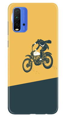 Bike Lovers Mobile Back Case for Redmi 9 Power (Design - 256)