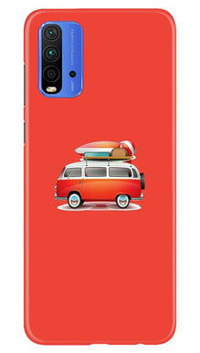 Travel Bus Mobile Back Case for Redmi 9 Power (Design - 258)