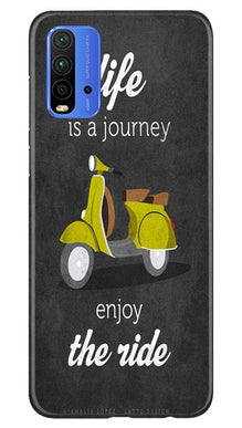 Life is a Journey Mobile Back Case for Redmi 9 Power (Design - 261)