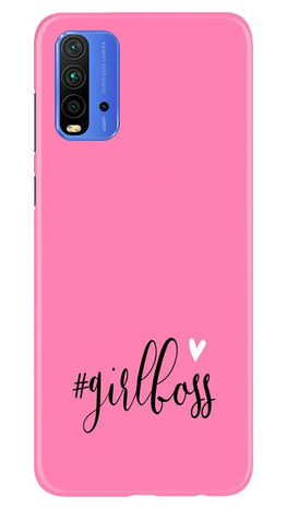 Girl Boss Pink Case for Redmi 9 Power (Design No. 269)
