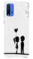 Cute Kid Couple Case for Redmi 9 Power (Design No. 283)