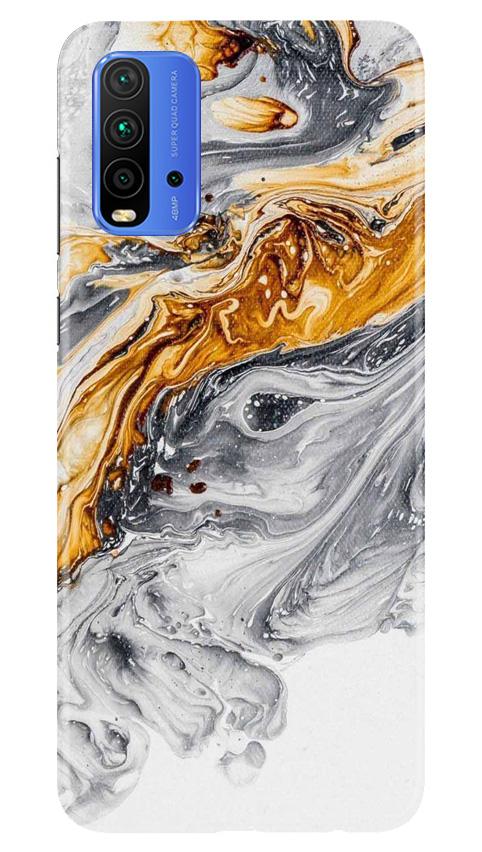 Marble Texture Mobile Back Case for Redmi 9 Power (Design - 310)