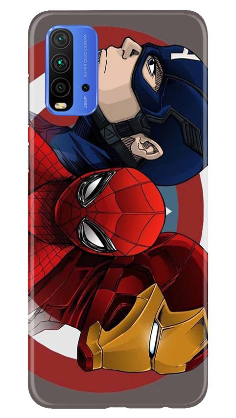Superhero Mobile Back Case for Redmi 9 Power (Design - 311)