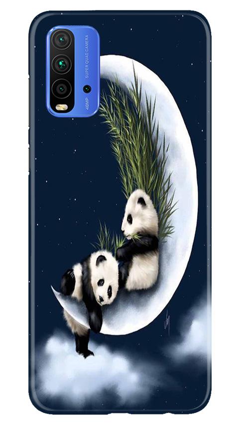 Panda Moon Mobile Back Case for Redmi 9 Power (Design - 318)