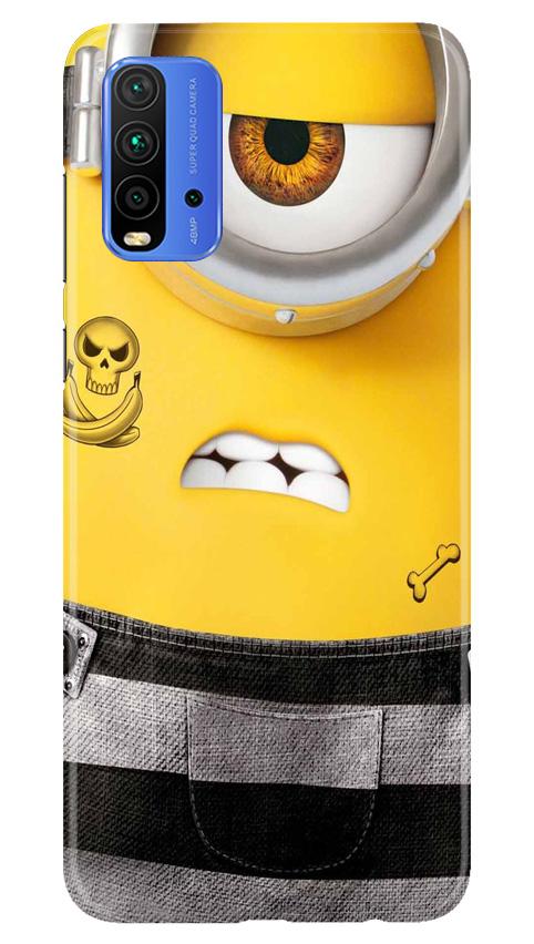 Minion Mobile Back Case for Redmi 9 Power (Design - 324)