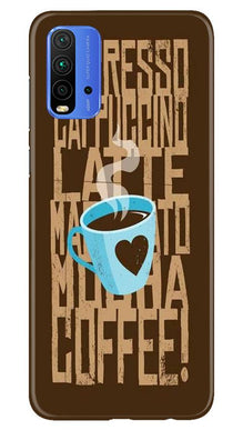Love Coffee Mobile Back Case for Redmi 9 Power (Design - 351)