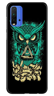 Owl Mobile Back Case for Redmi 9 Power (Design - 358)