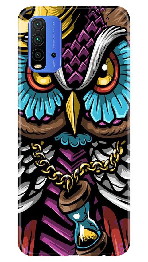 Owl Mobile Back Case for Redmi 9 Power (Design - 359)