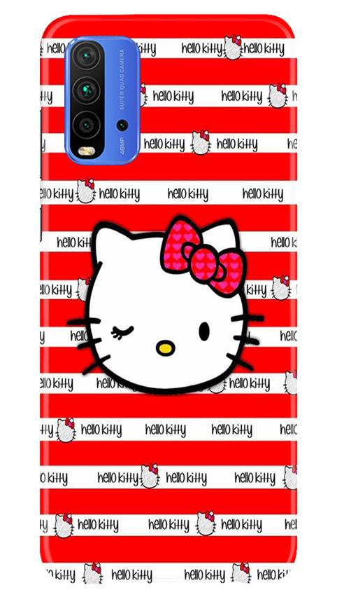 Hello Kitty Mobile Back Case for Redmi 9 Power (Design - 364)