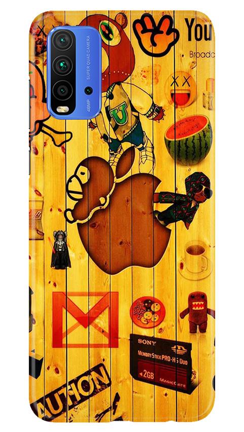 Wooden Texture Mobile Back Case for Redmi 9 Power (Design - 367)