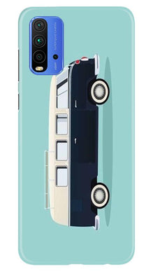 Travel Bus Mobile Back Case for Redmi 9 Power (Design - 379)
