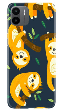 Racoon Pattern Mobile Back Case for Redmi A1 (Design - 2)