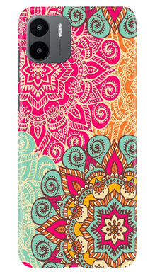 Rangoli art Mobile Back Case for Redmi A1 (Design - 6)