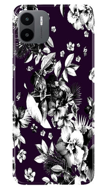 white flowers Mobile Back Case for Redmi A1 (Design - 7)