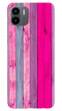 Wooden look Mobile Back Case for Redmi A1 (Design - 24)