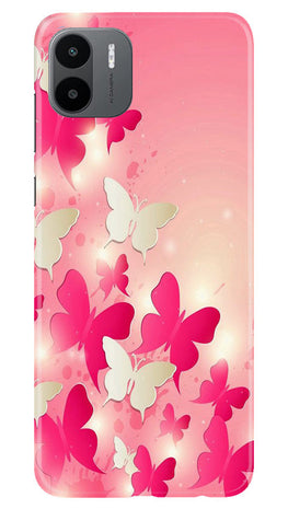 White Pick Butterflies Case for Redmi A1