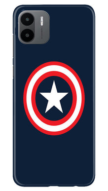 Captain America Mobile Back Case for Redmi A1 (Design - 42)
