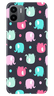 Elephant Baground Mobile Back Case for Redmi A1 (Design - 44)